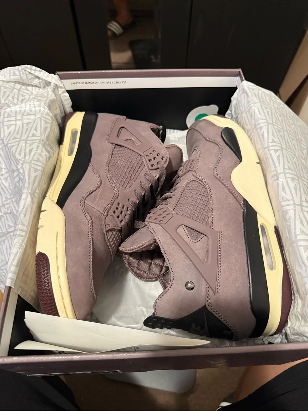 Men's Purple High-Top Athletic Sneakers